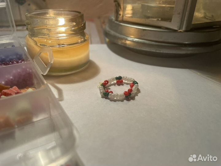 Колечки из бисера