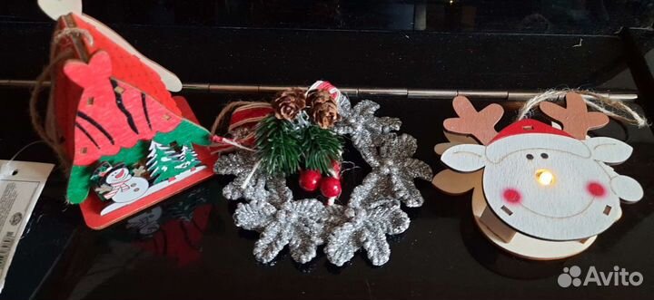 Новые Новогодние игрушки подсветкой