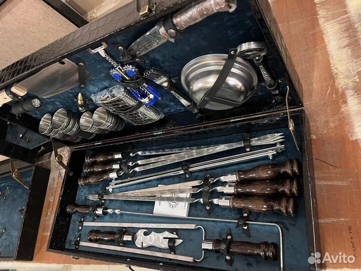 Набор шампуров Кизлярский кож/зам Чита