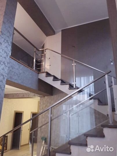 Ограждения, перила лестниц из нержавейки