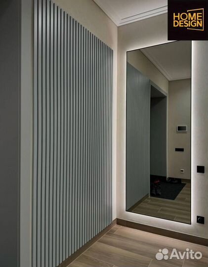 Шкаф распашной с фрезерованными фасадами