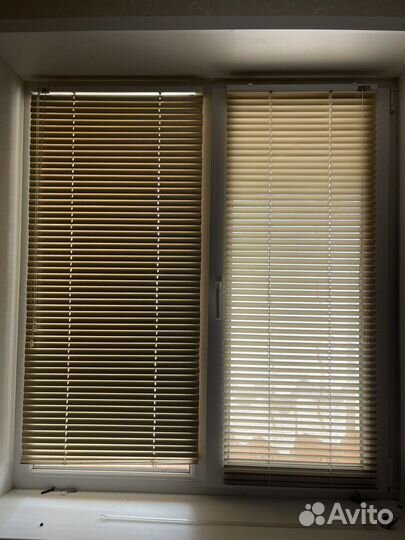Жалюзи горизонтальные металлические бу