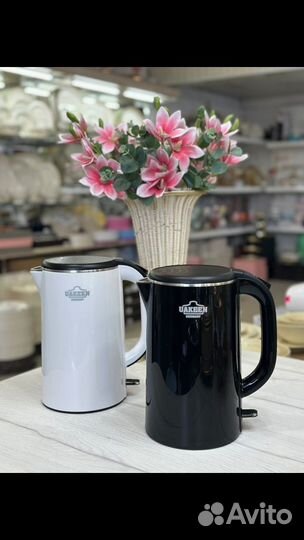 Чайник электрический новый uakeen 2л