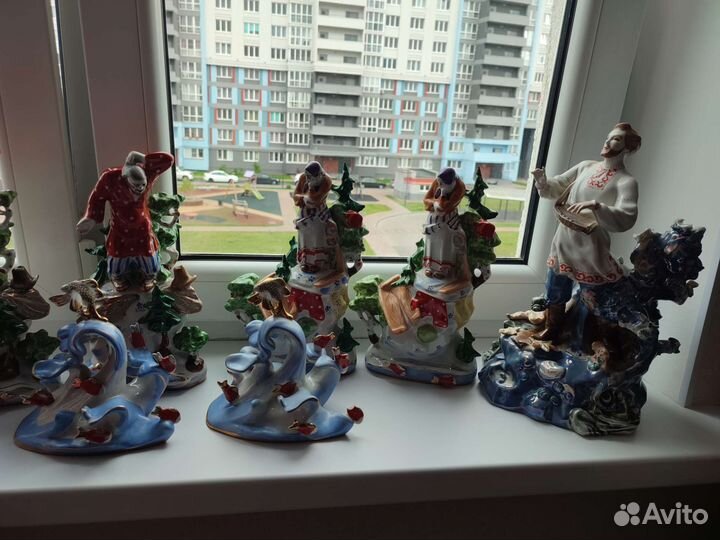 Статуэтка триптих сказка о золотой рыбке