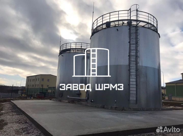 Резервуар вертикальный стальной 700 кубов