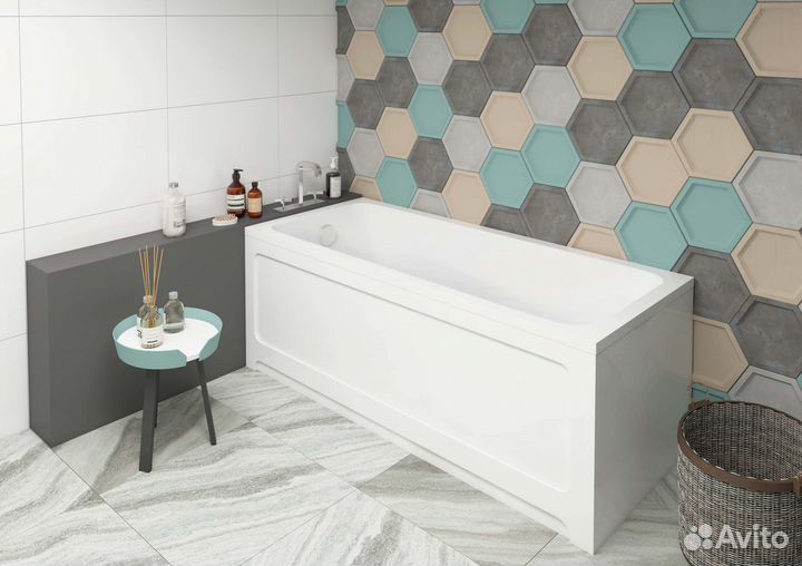 Ванна акрил 180х70 Aquatek Мия MIY180-0000007 пря