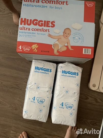 Памперсы huggies 4