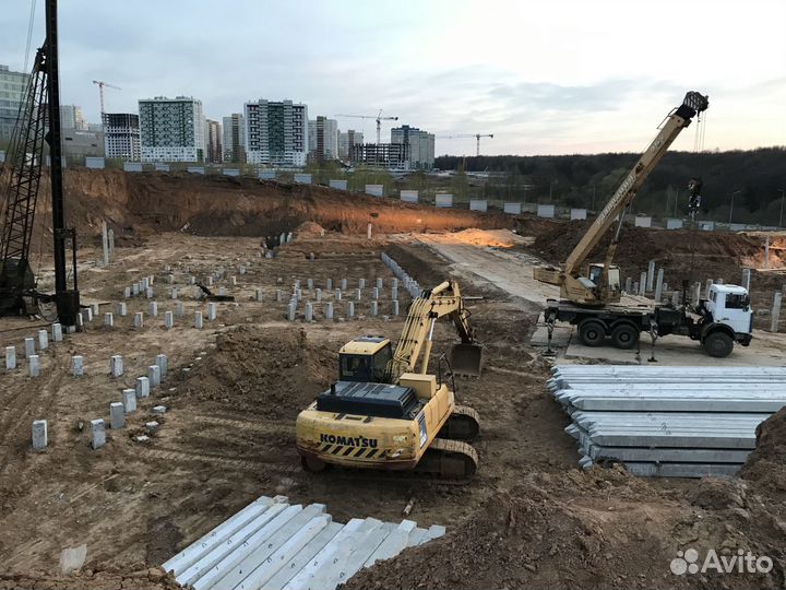 Услуги по аренде Гусеничного Экскаватора