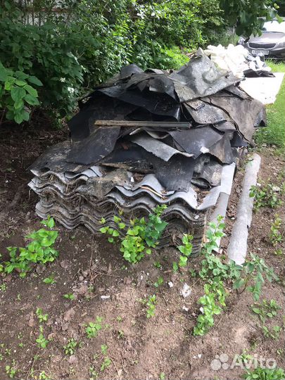 Шифер б/у шестиволновой