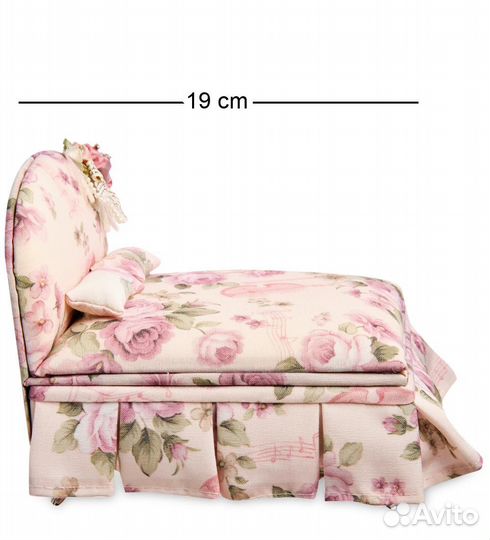 Шкатулка для украшений Кровать и роза