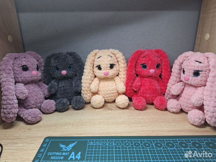 Амигуруми вязаная игрушка зайчик и другие