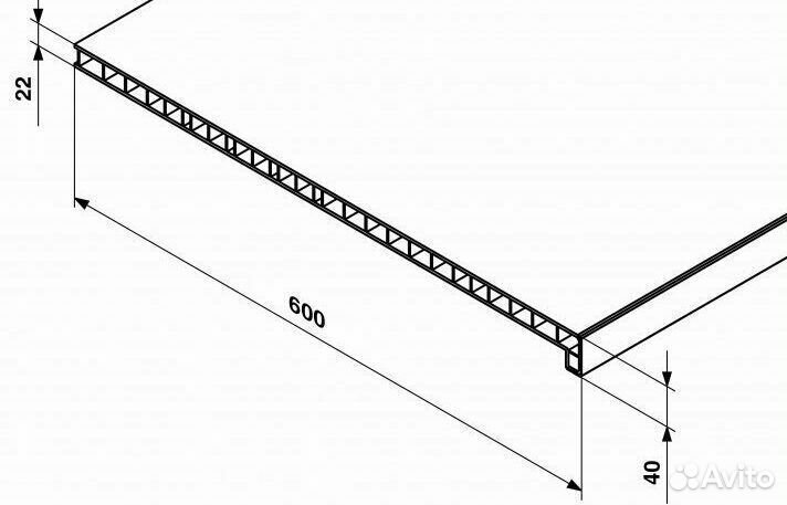 Подоконники пвх - Moeller LD-S 40