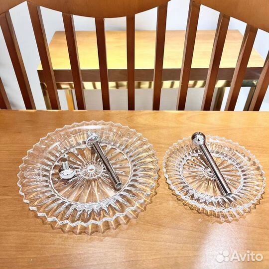 Baccarat хрусталь этажерка фруктовница конфетницы