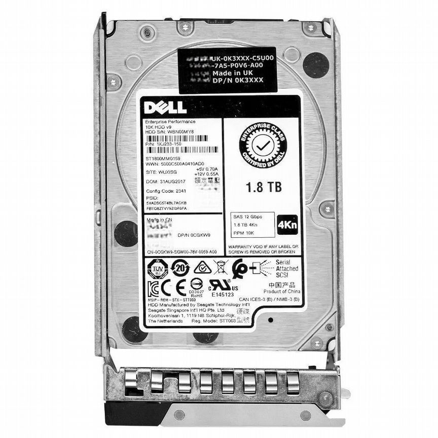 [CGKW9] Жесткий Диск Dell 1,8tb Sas 2,5" Hdd Cgkw9