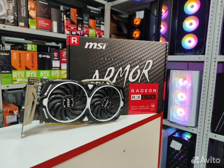 Видеокарта MSI RX 570 8GB Armor