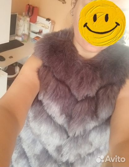 Жилет меховой женский 48