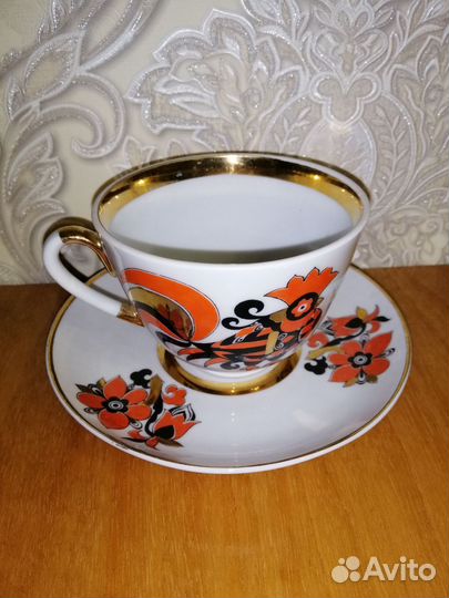 Чайная пара + блюдце лфз
