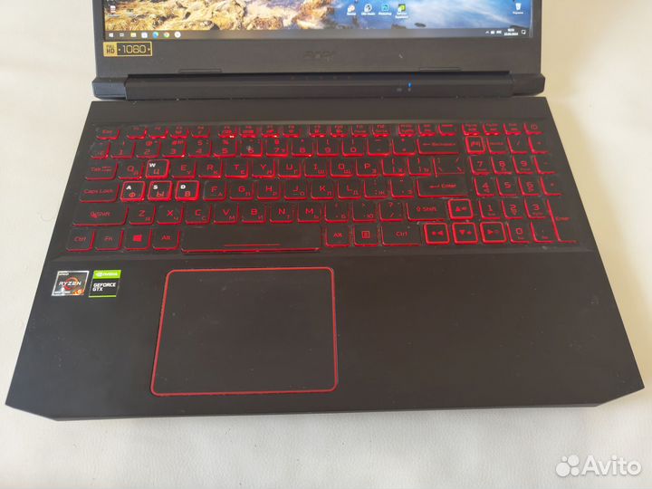 Acer nitro 5,Ryzen 5 4600H,1650Ti, 16 Gb,SSD 750GB