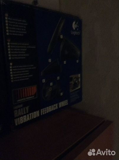 Руль Logitech rally vibration feedback wheel для p