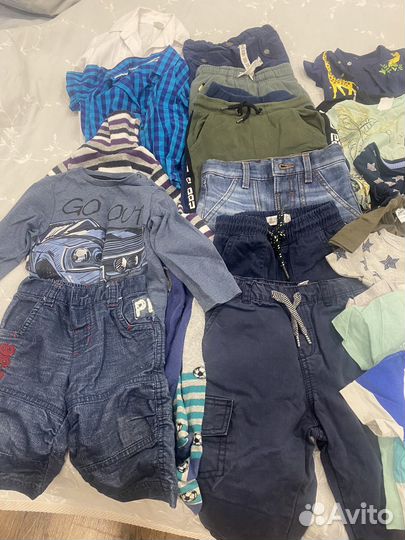Детские вещи пакетом для мальчика 80 86