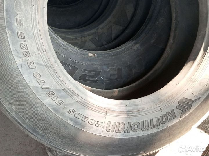 Автошина Kormoran бу 315/70R22.5 рулевая ось