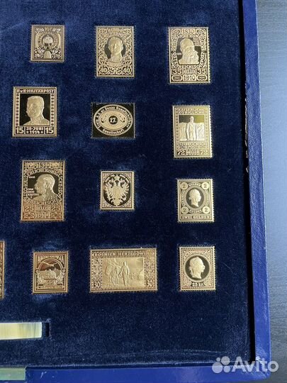 Коллекция серебряных марок 925 Австрия