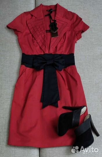 Красное платье 40 42 сабо Torrini beauty 35