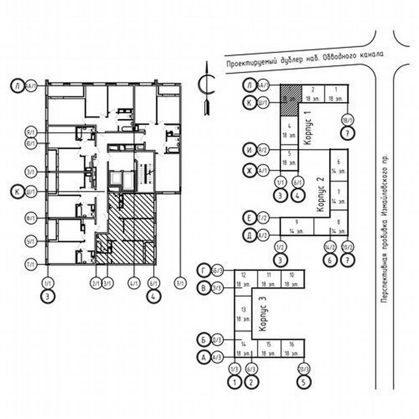 2-к. квартира, 65,5 м², 17/18 эт.