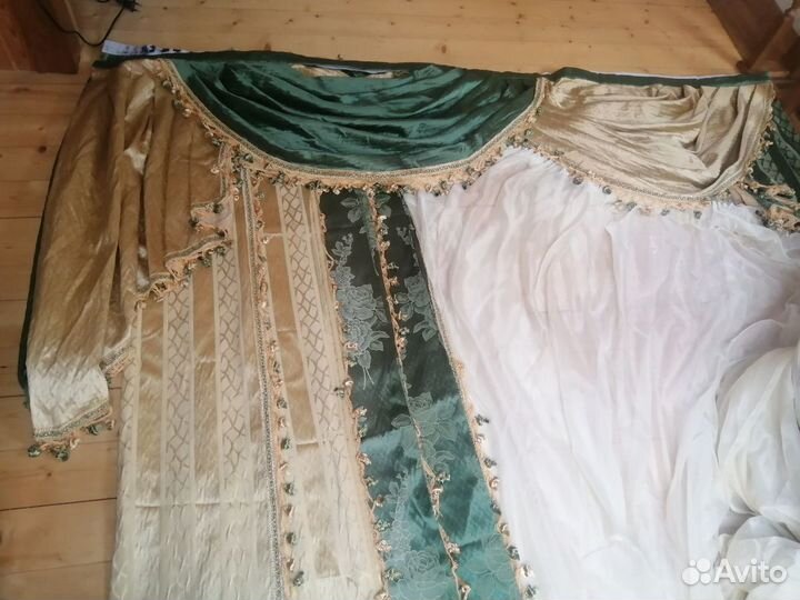 Ламбрекен, портьеры, органза, держатель для штор