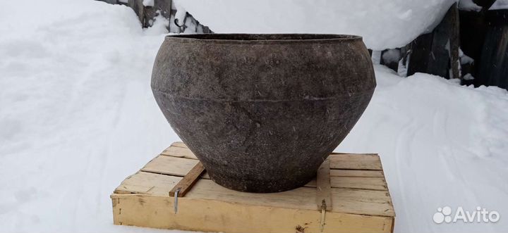 Ваза чугунок вазон