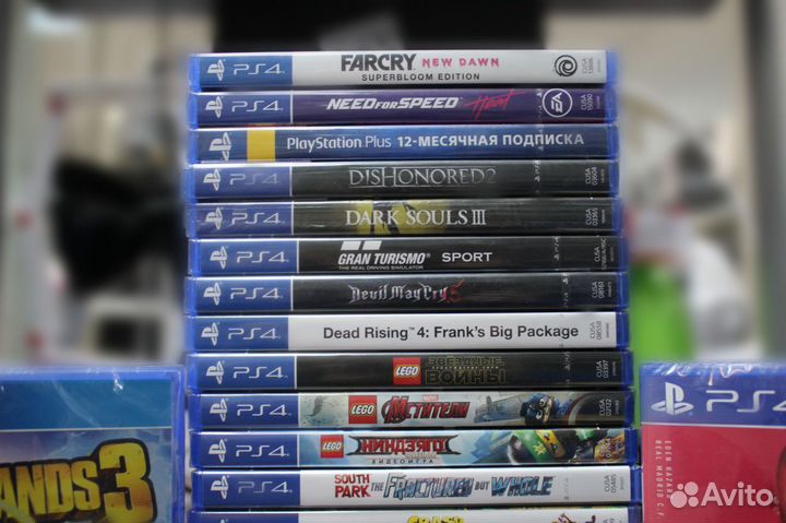 Диски для playstation 4