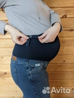Джинсы и футболка для беременных 48