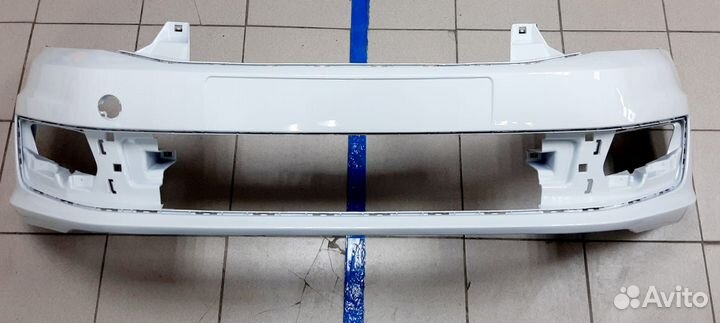 Бампер передний VW Polo рест 2015-2020 цвет LC9A