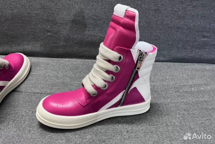 Rick owens geobasket jumbo pink