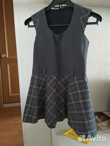 Сарафан школьный 128