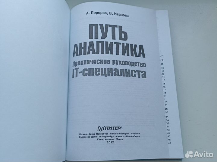 Иванова Перерва Путь аналитика. Практическое руков