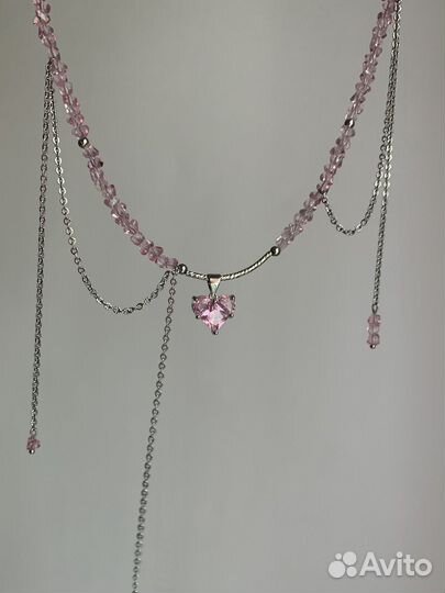 Колье чокер с подвесками