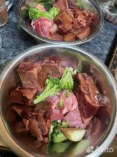 Мясо для собак готовый рацион