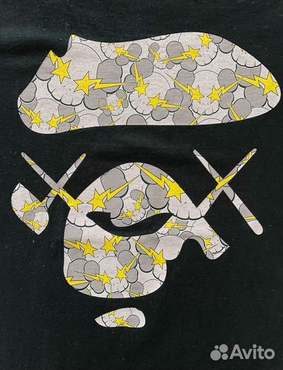 Футболка Bape x Kaws