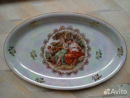 Старинный набор посуды Мадонна (ГДР)