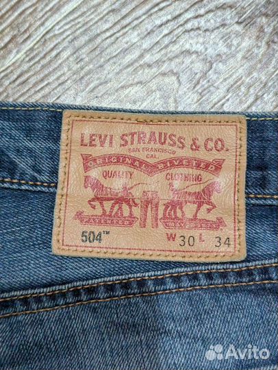 Джинсы Levi's 504 30/34 S