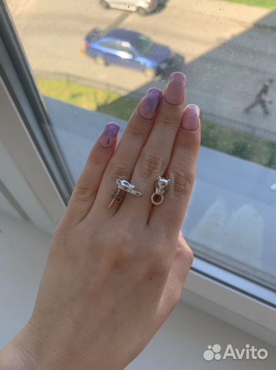 Серебряные серьги