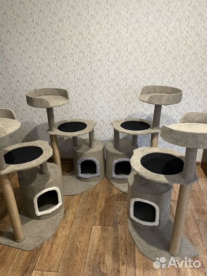 Домик для кошки с когтеточкой новый