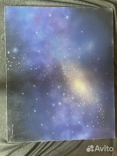 Картина маслом Космос