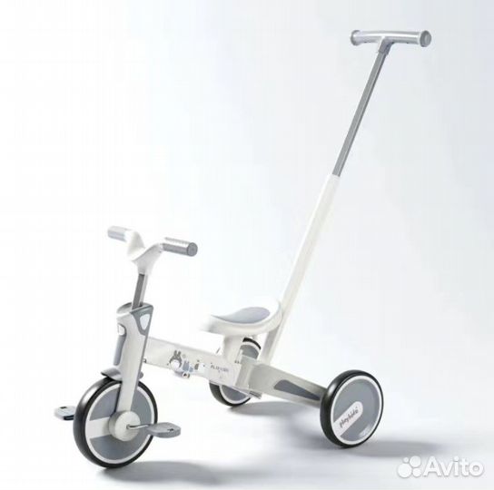Трехколесный велосипед 4 в 1 новый складной