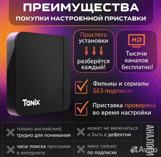 Смарт тв приставка для телевизора SMART TV