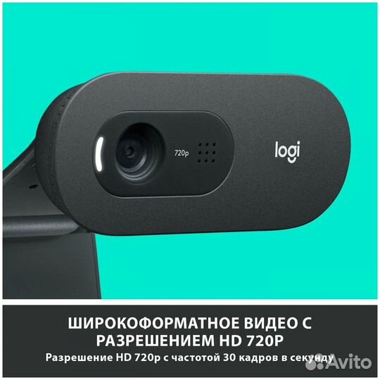 Веб-камера Logitech C505e HD Webcam