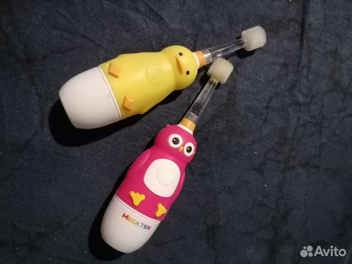 Зубная щетка megaten детская электрическая