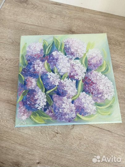 Картина букет сирени