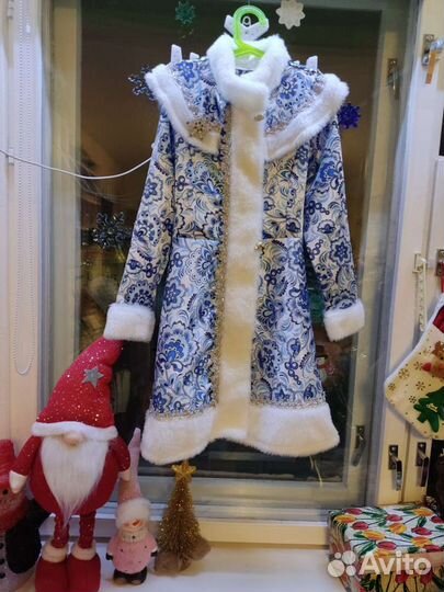 Костюм Снегурочки детский, карнав.маски, звездочет